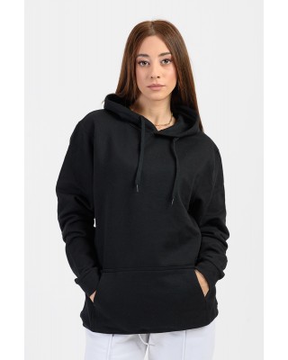 Μπλούζα φούτερ κουκούλα SOLS SNAKE ΜΑΥΡΟ