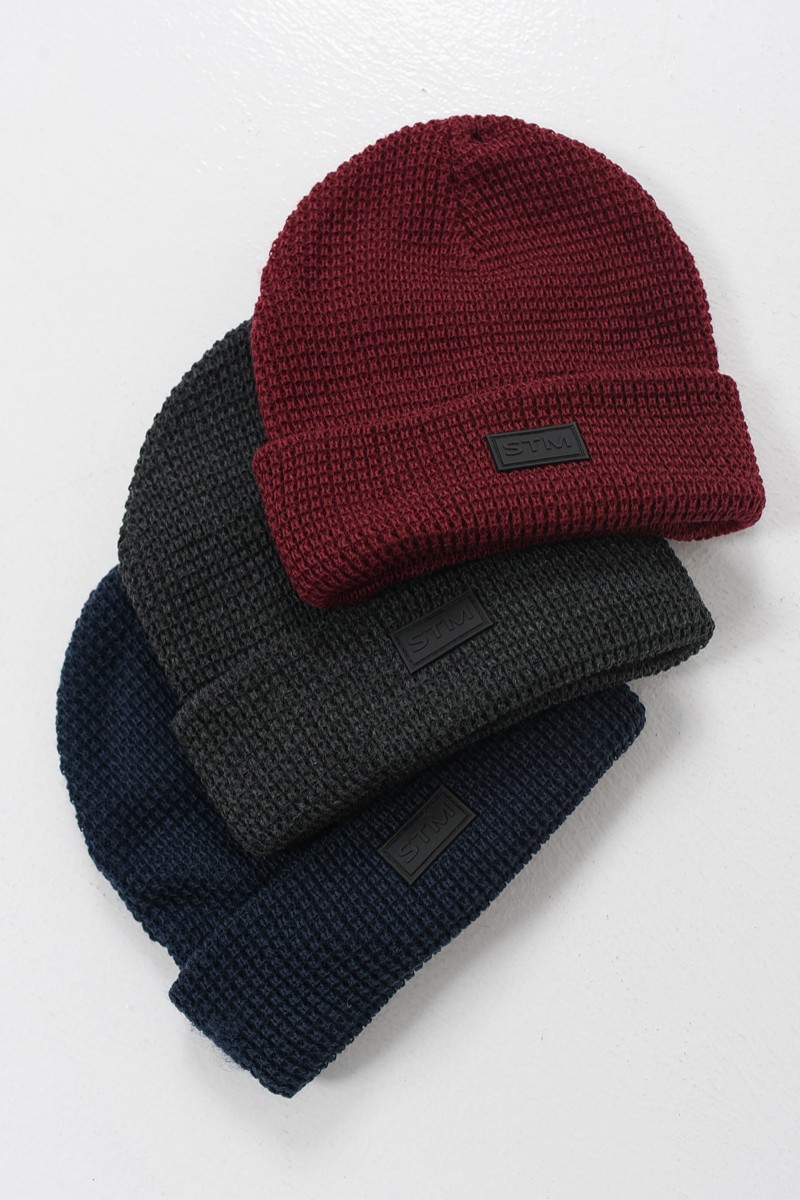 Men's knitted beanie STAMION 111110