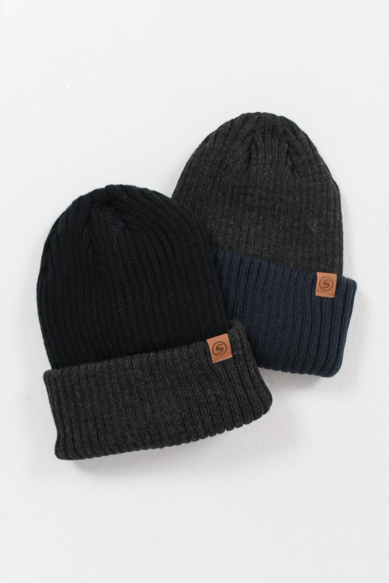 Fat cap men's knitted cap STAMION 111111