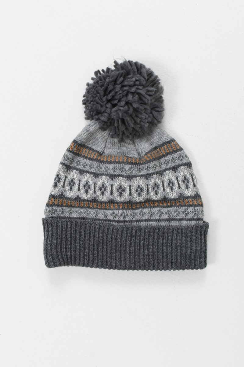 Men's knitted beanie STAMION 111130