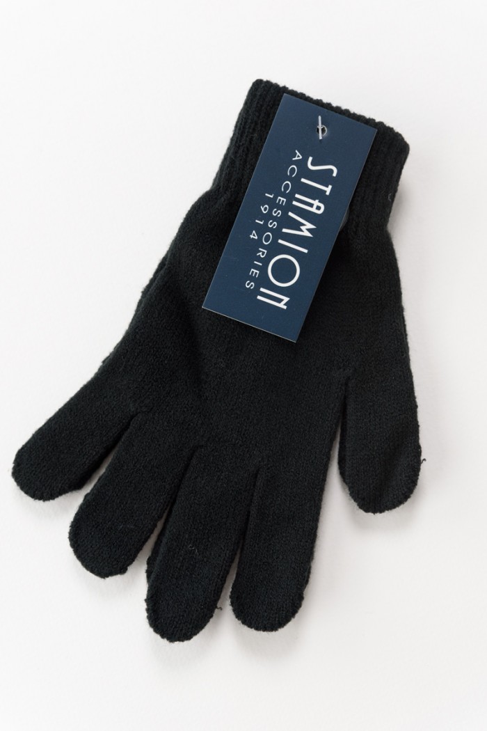 Damen-Strickhandschuhe Stamion Schwarz