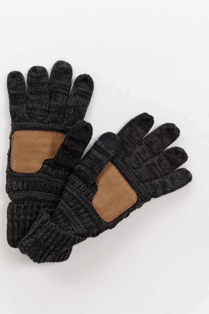 Herren-Strickhandschuhe STAMION mit Touch Screen 111900