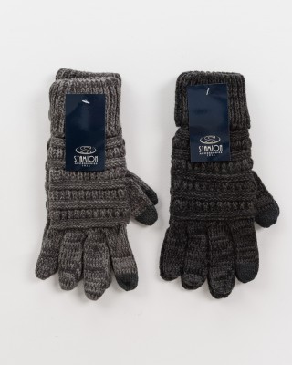 Herren-Strickhandschuhe STAMION mit Touch Screen 111900