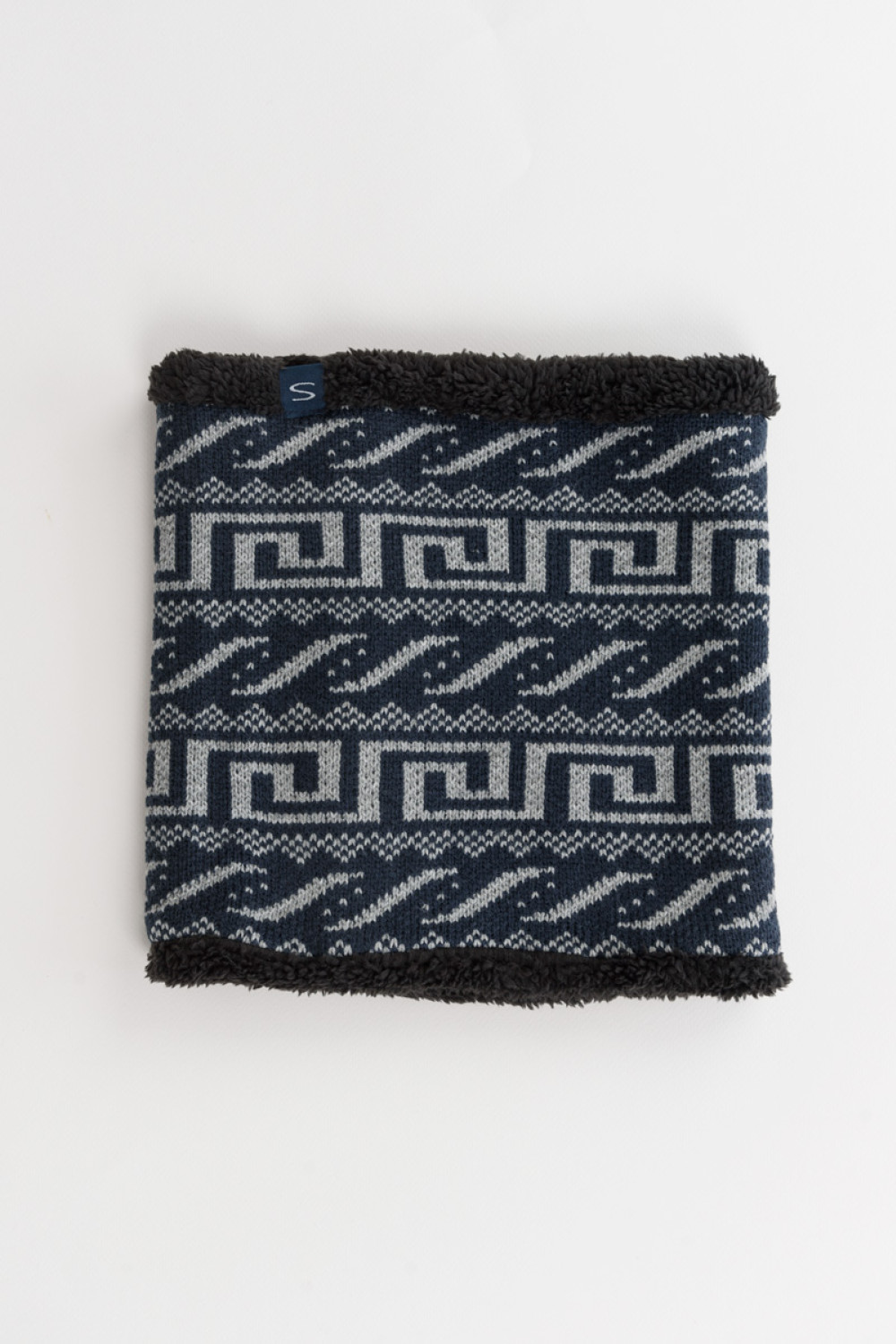 Gestrickter Hals STAMION mit Pelz 114334