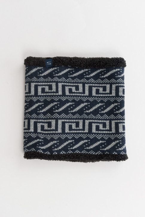 Gestrickter Hals STAMION mit Pelz 114334