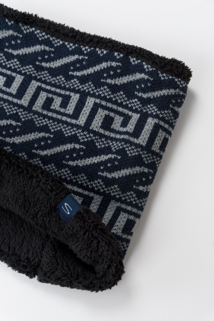 Gestrickter Hals STAMION mit Pelz 114334