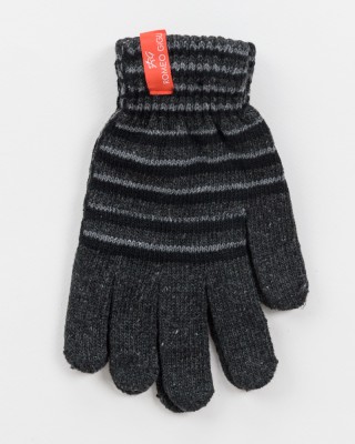 UNISEX Gestrickte gestreifte Handschuhe ROMEO