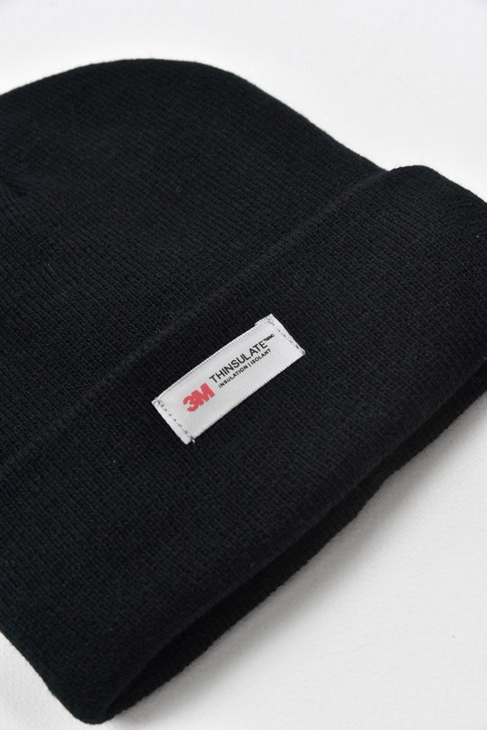 Strickmütze UNISEX THINSULATE - Khaki und Schwarz