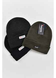 Strickmütze UNISEX THINSULATE - Khaki und Schwarz Strickmütze UNISEX THINSULATE - Khaki und Schwarz