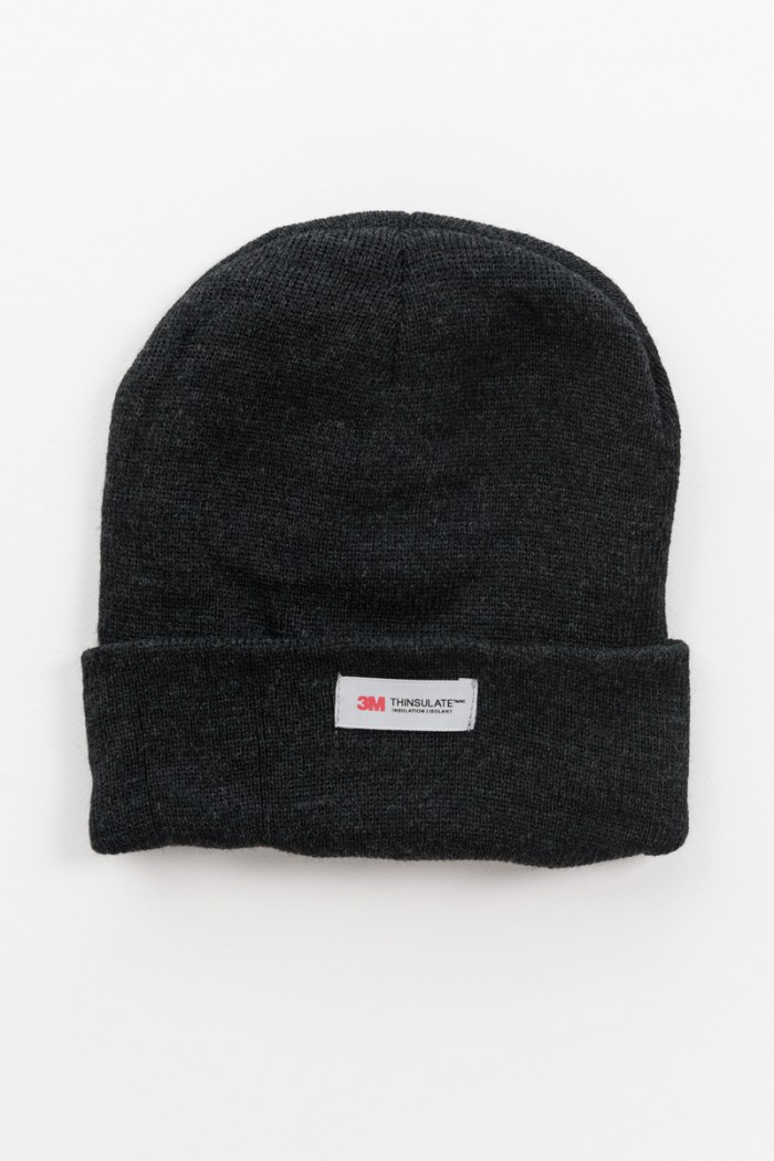 Strickmütze UNISEX THINSULATE - Khaki und Schwarz