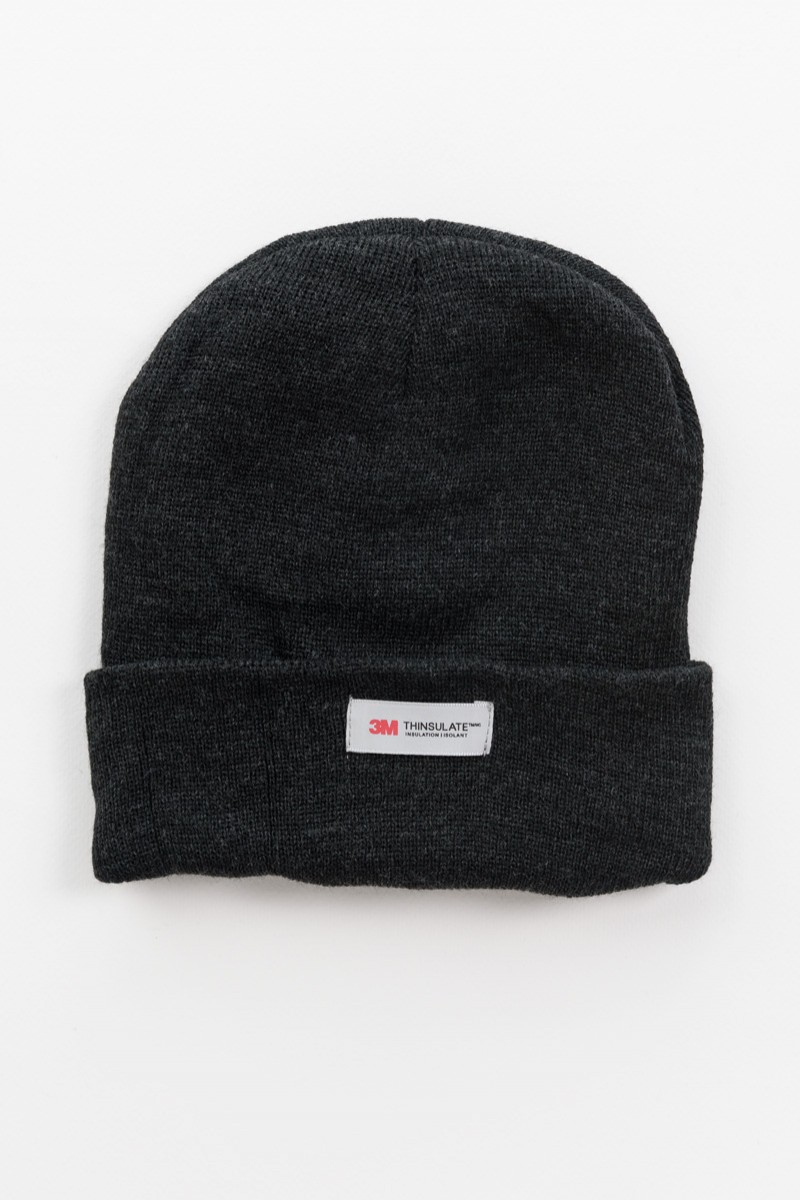 Knitted beanie UNISEX THINSULATE - Khaki and Black