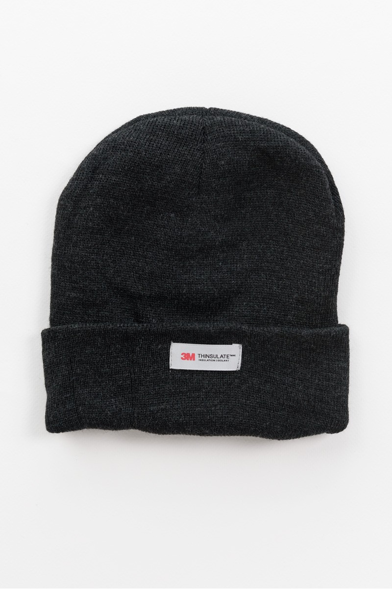 Strickmütze UNISEX THINSULATE - Khaki und Schwarz
