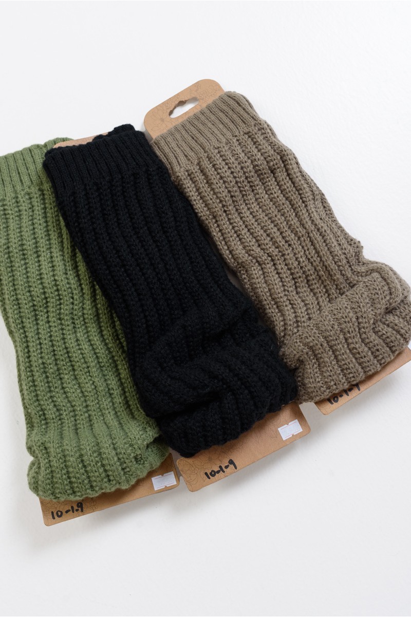 Knitted gaiters SUPER QY LADY BLACK DAINO Knitted gaiters SUPER QY LADY BLACK DAINO