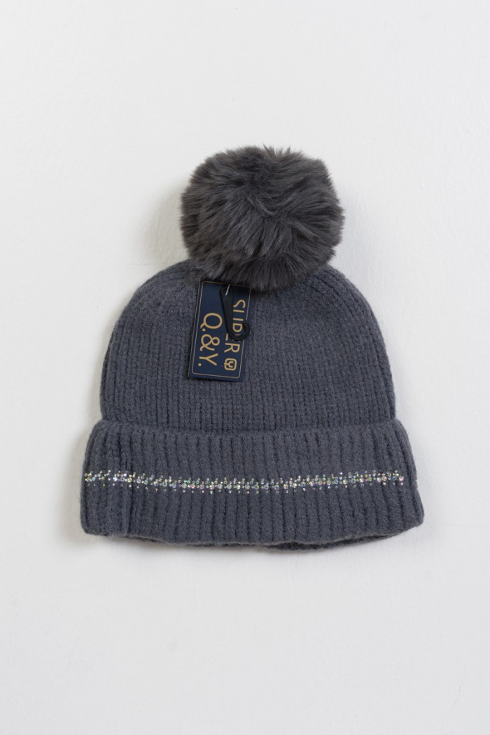 Damenmütze mit Quaste SUPER QY MZ8-10