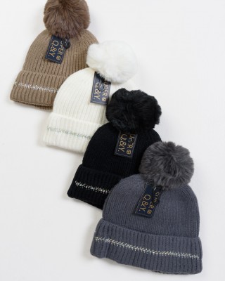 Damenmütze mit Quaste SUPER QY MZ8-10