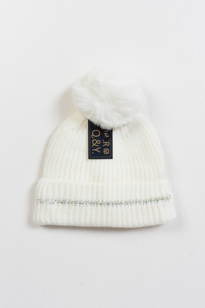 Damenmütze mit Quaste SUPER QY MZ8-10