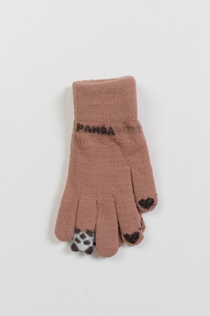 Flauschige Damenhandschuhe SUPER QY PANDA