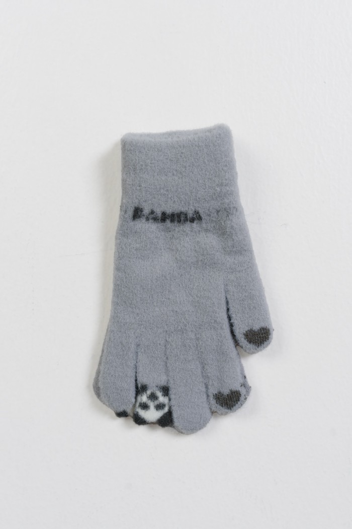 Flauschige Damenhandschuhe SUPER QY PANDA