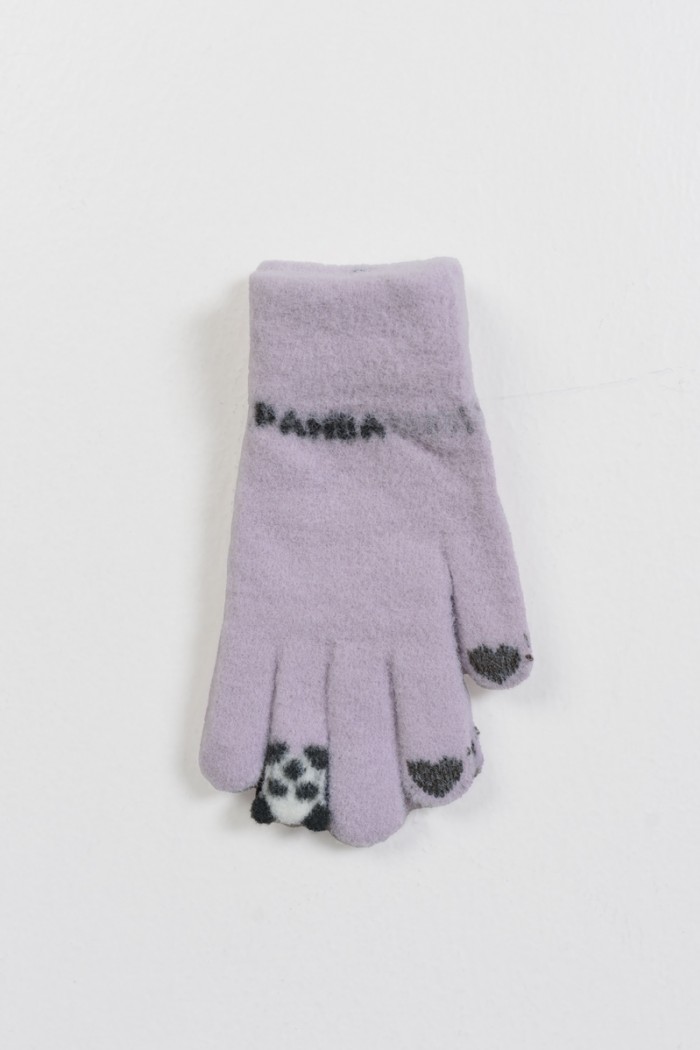 Flauschige Damenhandschuhe SUPER QY PANDA