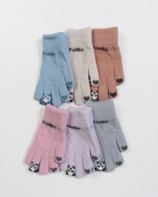 Flauschige Damenhandschuhe SUPER QY PANDA