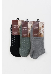 Fuzzy socks with suction cups SUPER Q&Y 3 Pack WZ3-34 Fuzzy socks with suction cups SUPER Q&Y 3 Pack WZ3-34