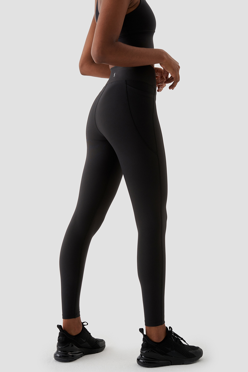 Sports leggings SUPERSTACY with V WAIST BLACK SS2434_06
