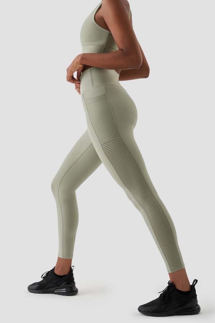 Sport-Leggings SUPERSTACY Wawel Mesh mit Tasche Natural SS2432-59