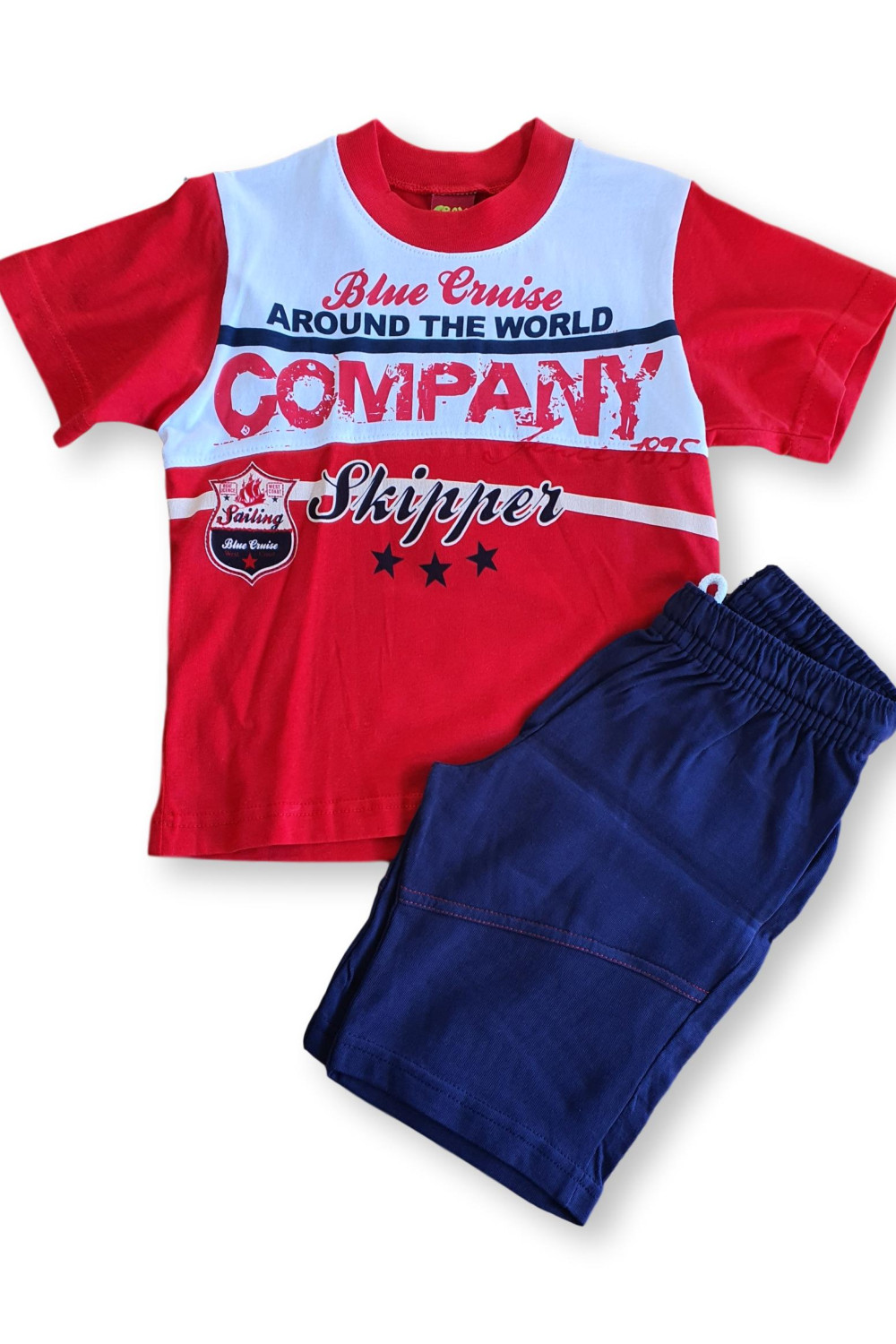 Children's summer set TRAX Company Red