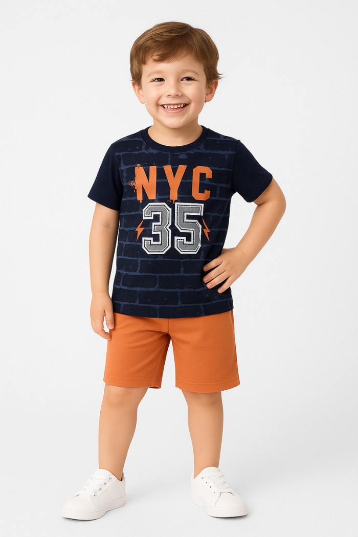 Short-sleeved children's set TRAX 41440