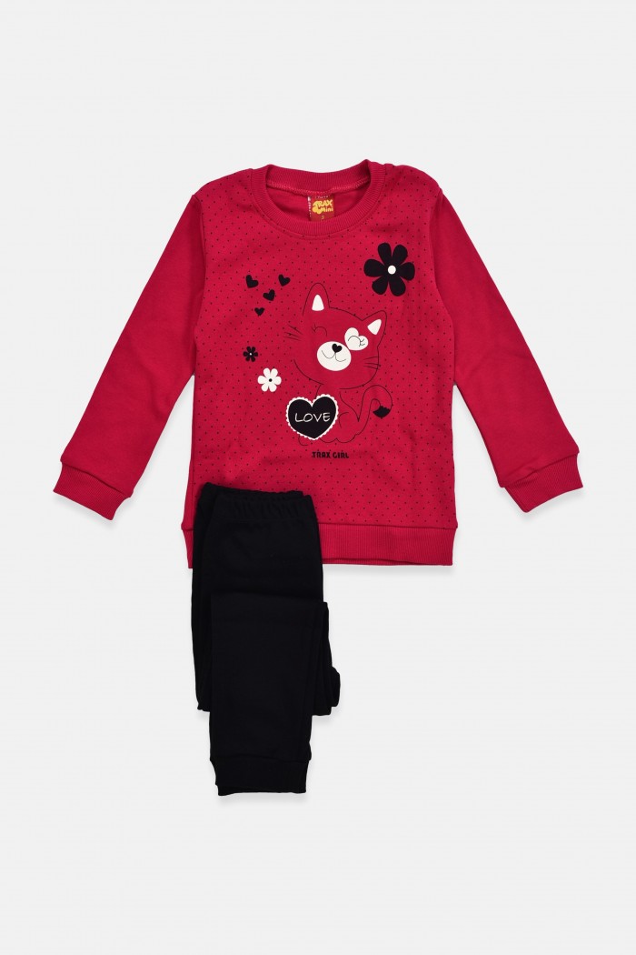 Children's Pajama TRAX CAT LOVE 40796