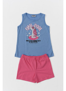Children's summer set TRAX Girl 43206 Blue