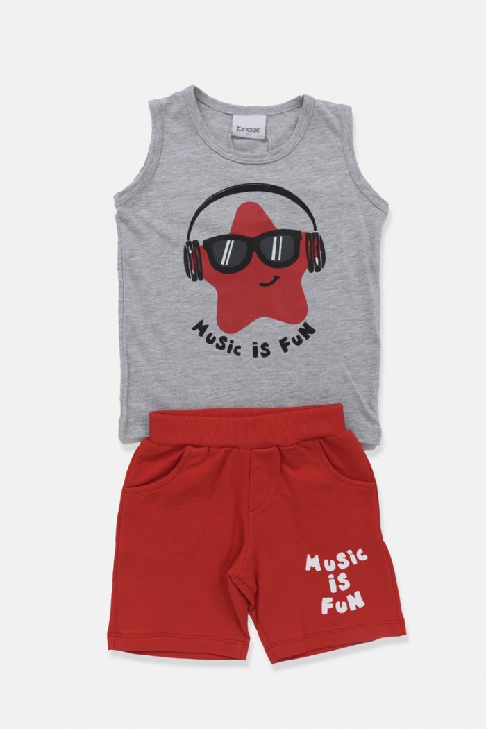 Ärmelloses Kinder-Set TRAX Music is Fun 41434