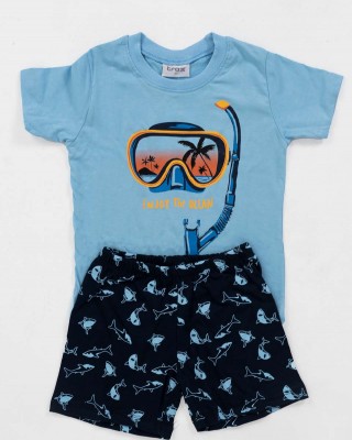 Sommer Kinder Schlafanzug TRAX Ocean 41490