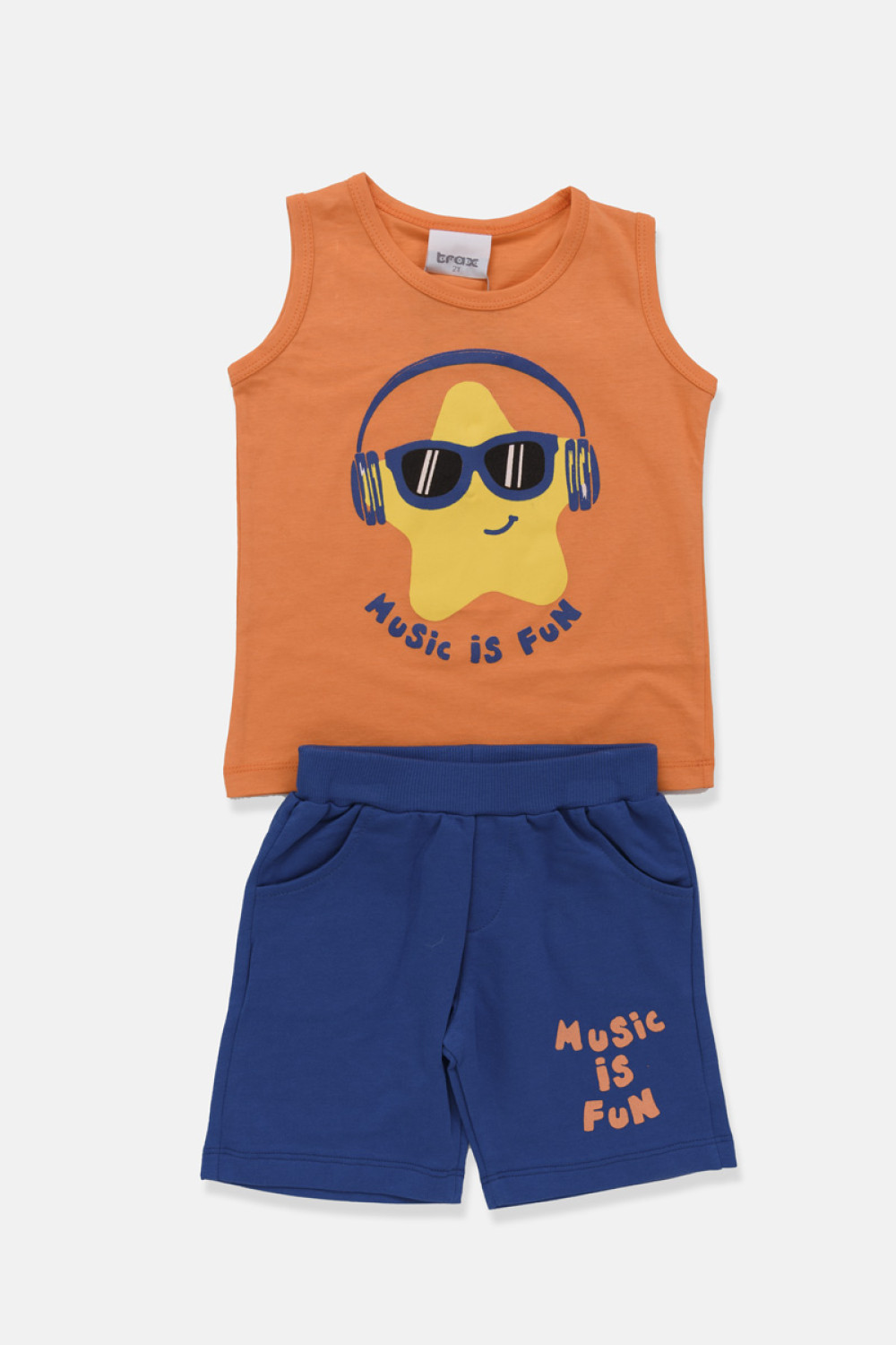 Sleeveless children's set TRAX Music is Fun 41434