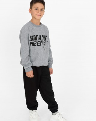 TRAX 42857 Skate-Overall für Teenager Grau