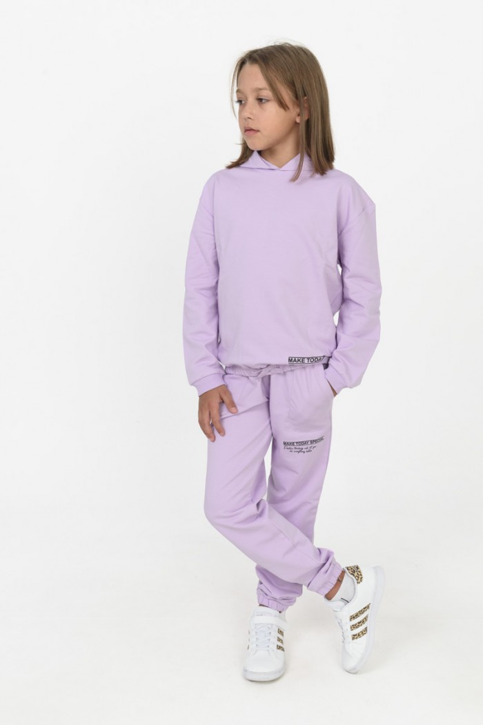 TRAX autumn overalls with hood 42624 Lila