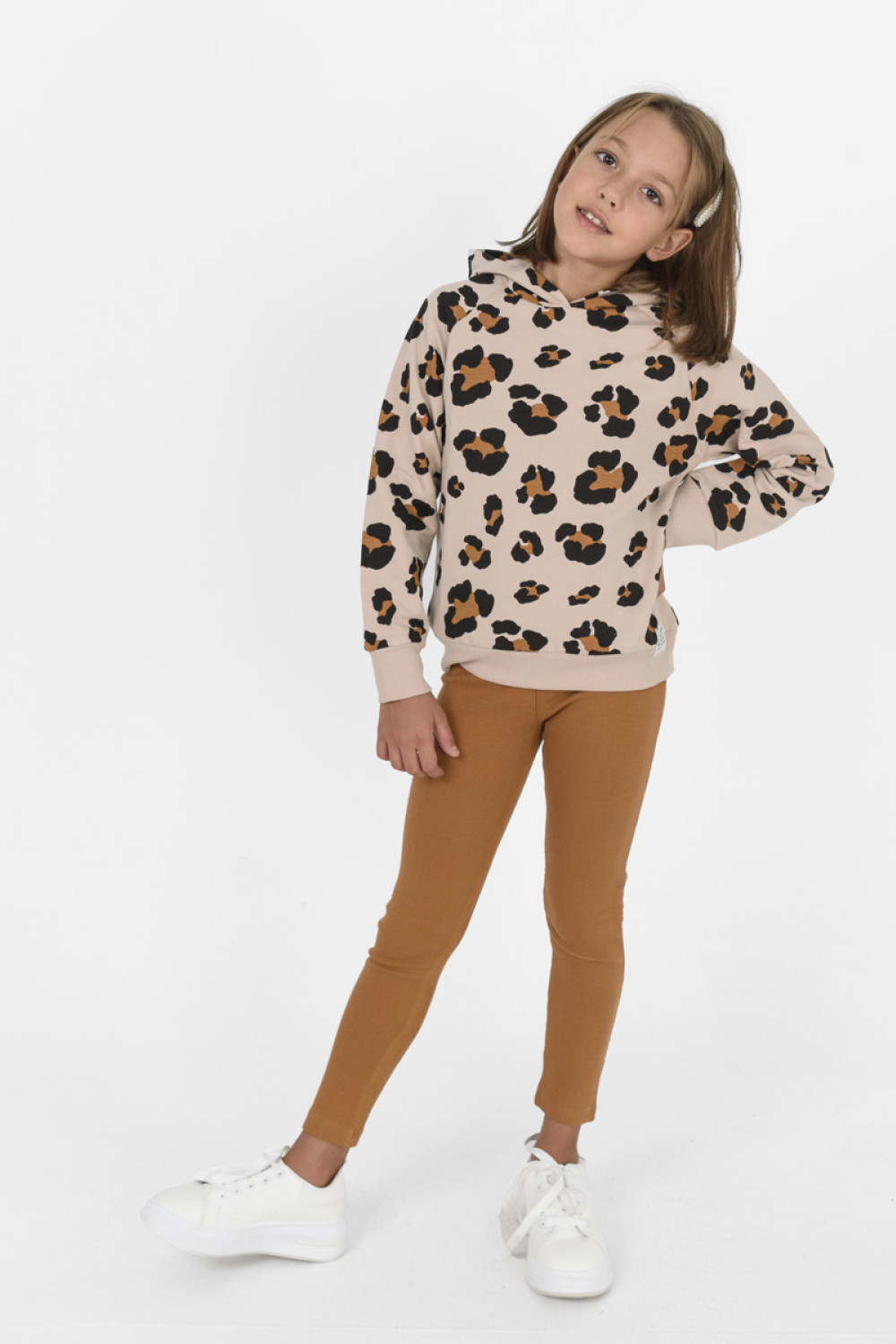 TRAX Teenage Overalls Girl Leopard 42665