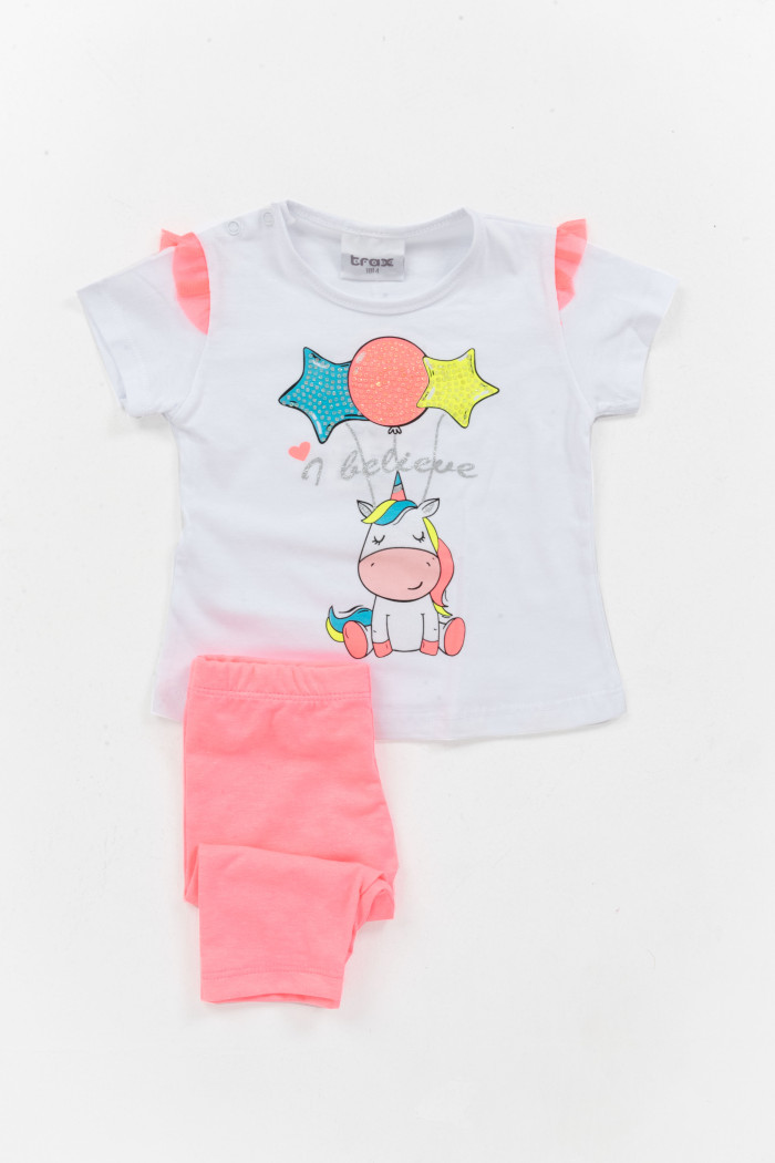 Baby Mädchen Set TRAX Einhorn 41025