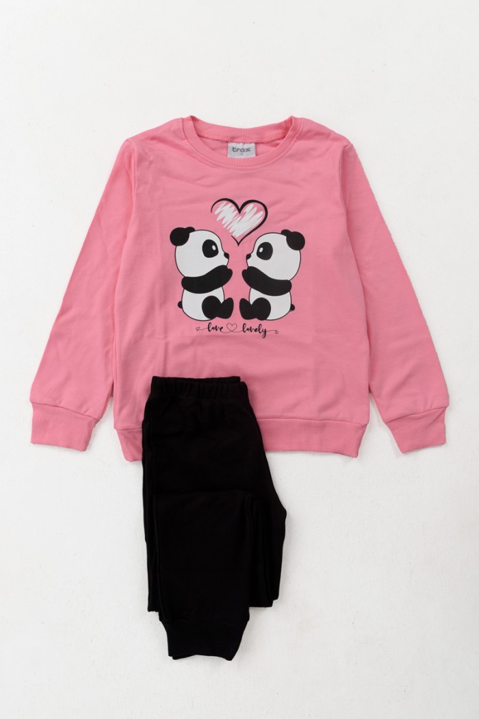 Children's Pajama TRAX GIRL Panda 42692