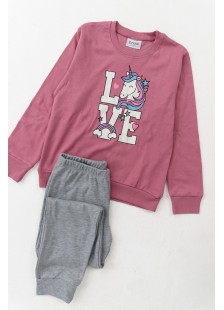 Kinder-Pyjama TRAX GIRL Einhorn 42694 Kinder-Pyjama TRAX GIRL Einhorn 42694