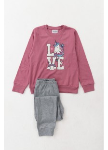 Kinder-Pyjama TRAX GIRL Einhorn 42694 Kinder-Pyjama TRAX GIRL Einhorn 42694