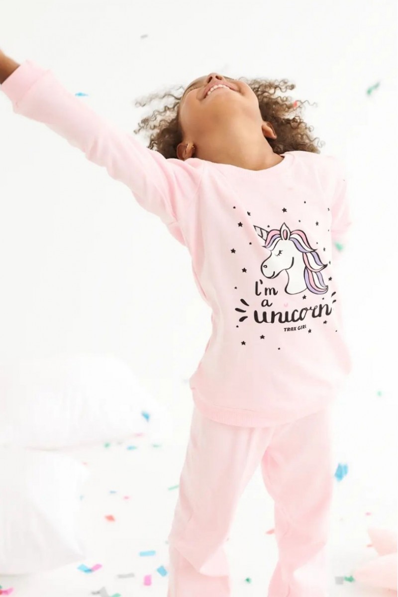 Kinder-Pyjama TRAX GIRL UNICORN 42795 Kinder-Pyjama TRAX GIRL UNICORN 42795
