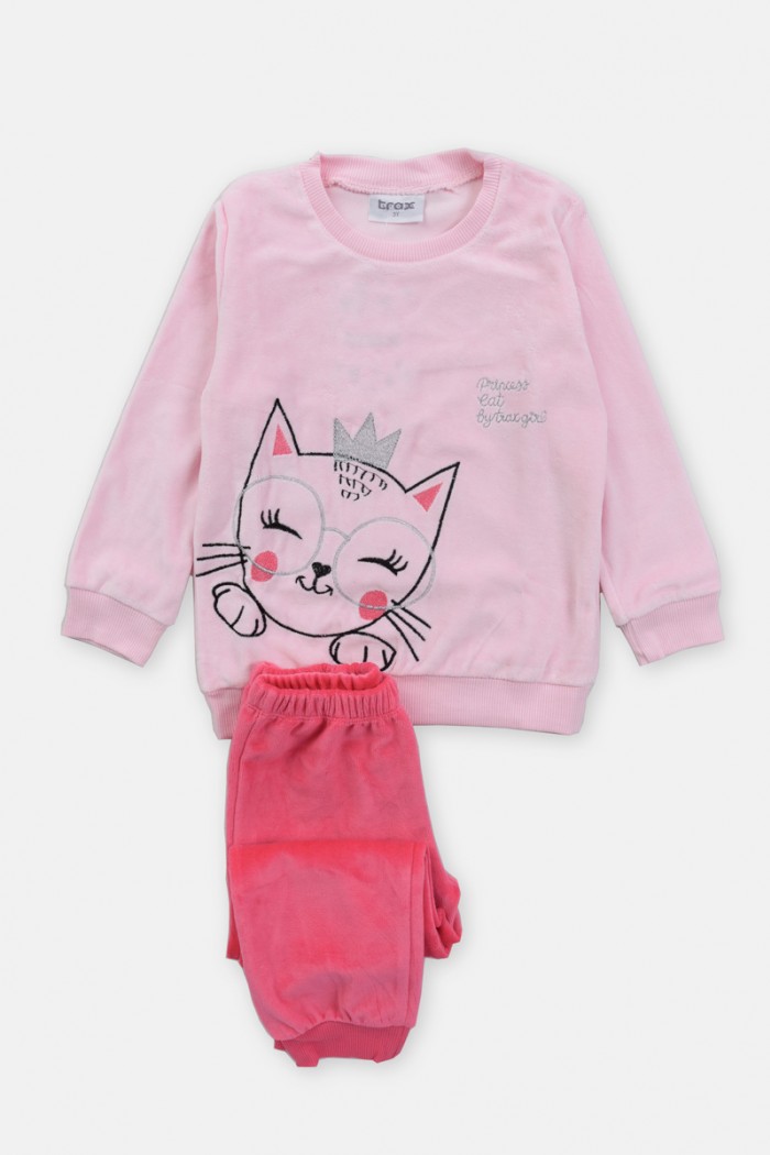 Velvet Pajama TRAX GIRL Cat 42793
