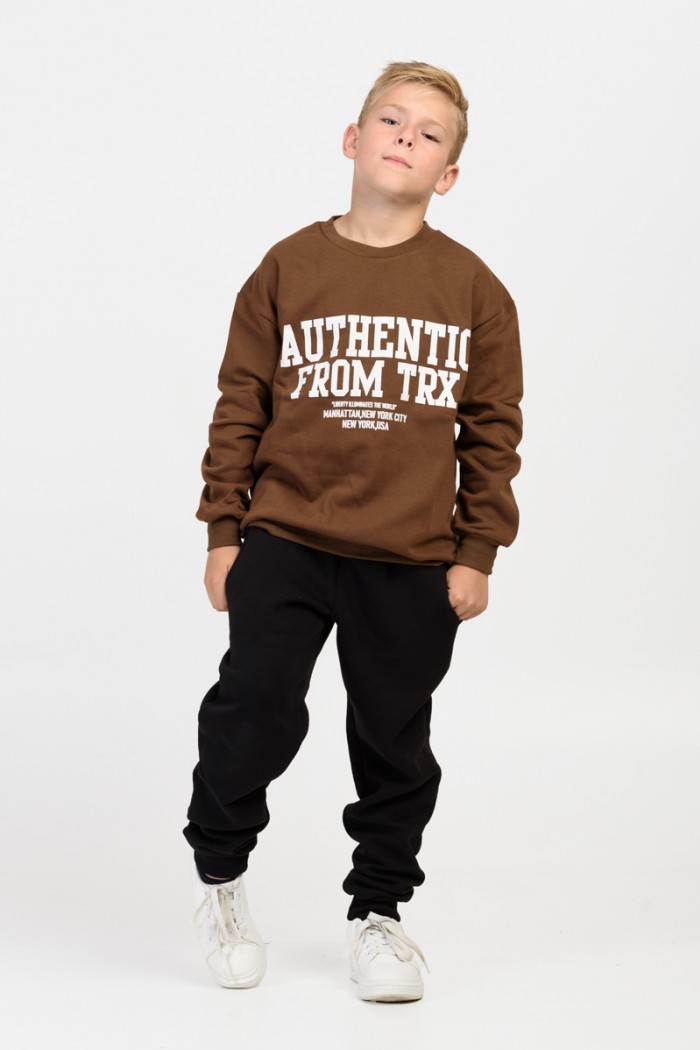 TRAX Authentic 42816 Jogginghose für Jugendliche Braun