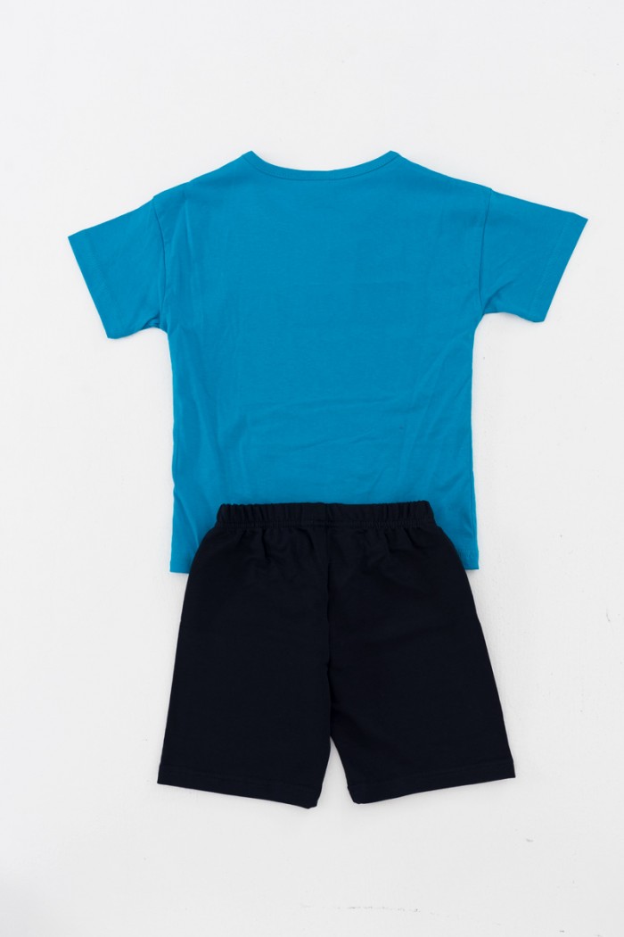 Short-sleeved children's set TRAX 43444 TIRQUAISE