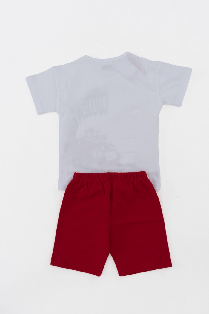 Short-sleeved children's set TRAX 43444 WHITE