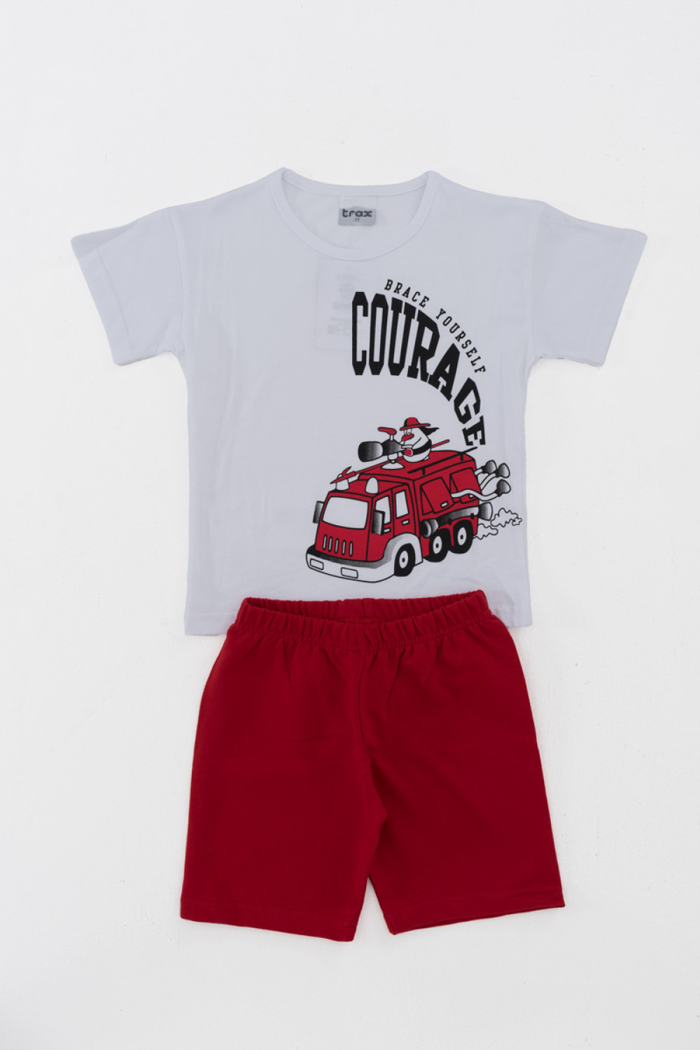 Short-sleeved children's set TRAX 43444 WHITE