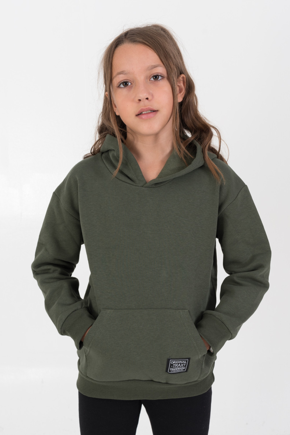 Teenage sweatshirt TRAX 44861 Khaki