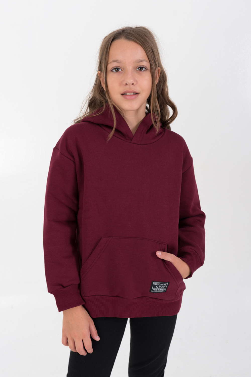 Teenage sweatshirt TRAX 44861 Bordeaux