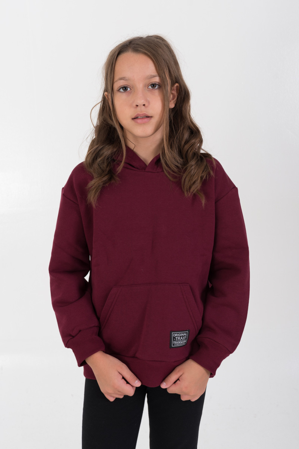 Teenage sweatshirt TRAX 44861 Bordeaux
